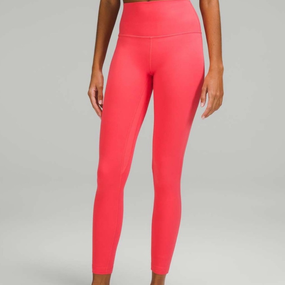 Women's Coral High-Waisted Leggings